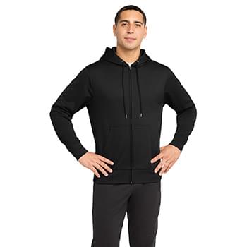 Sport-Tek ®  Sport-Wick ®  Fleece Full-Zip Hooded Jacket.  ST238