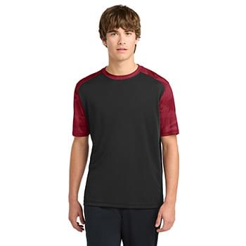 Sport-Tek ®  CamoHex Colorblock Tee. ST371