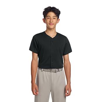 Sport-Tek ®  Youth PosiCharge ®  Tough Mesh Full-Button Jersey YST220